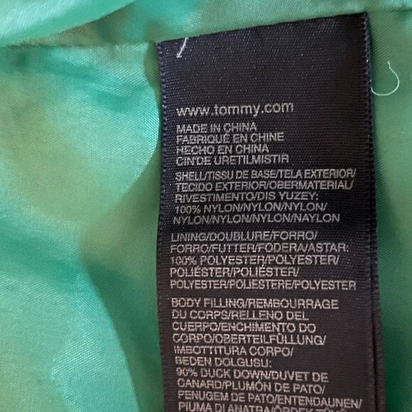 Tommy Hilfiger Women's Packable Lightweight Down Puffer Jacket size Medium - Picture 6 of 10